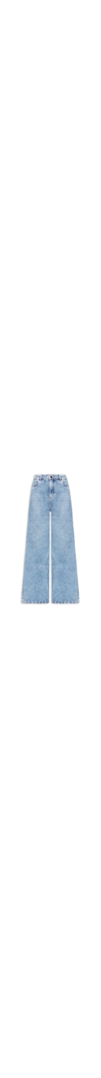 Calça Feminina Wide Leg Jeans - Azul