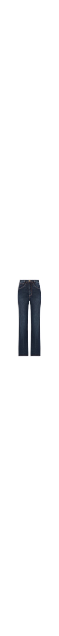 Calça Feminina Wide Leg Jeans - Azul
