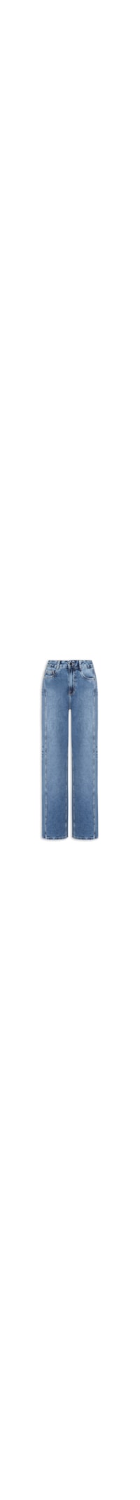 Calça Feminina Wide Leg Jeans - Azul