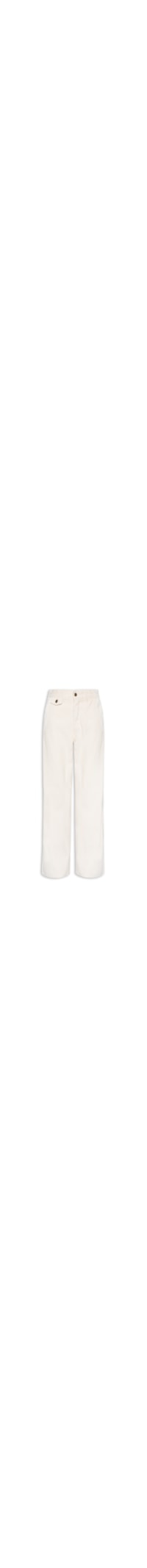 Calça Feminina Wide Leg Jeans - Bege