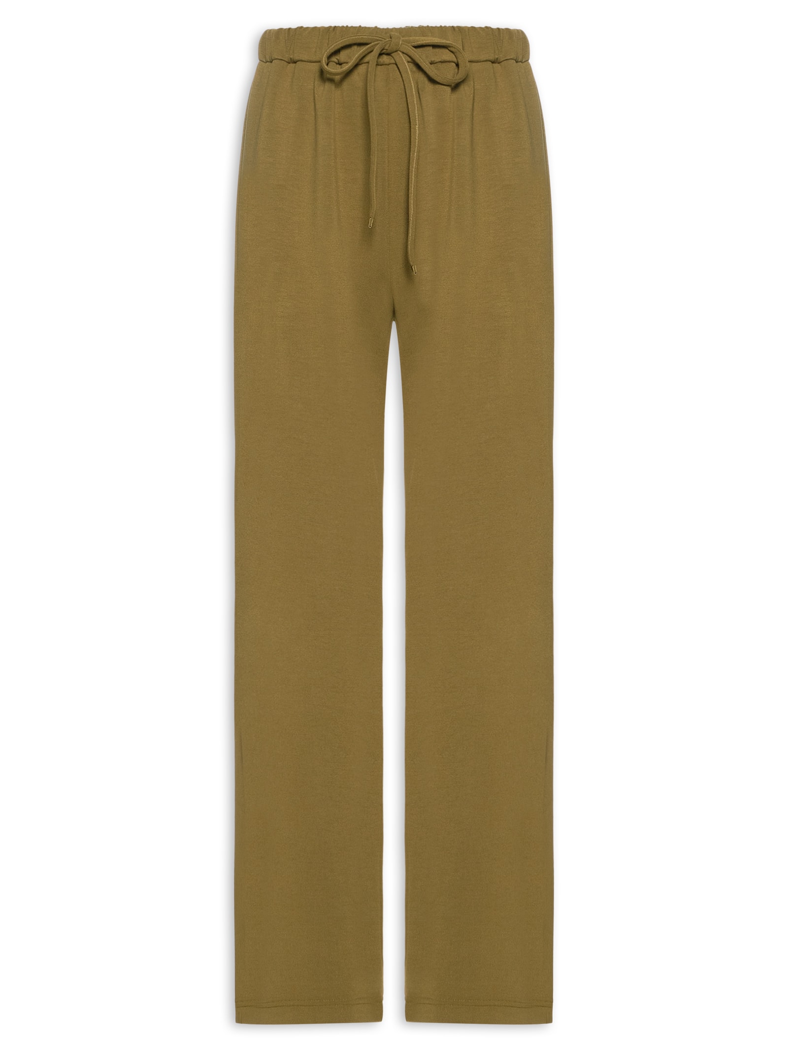 Calça Feminina Wide Leg Marrom Animale Jeans