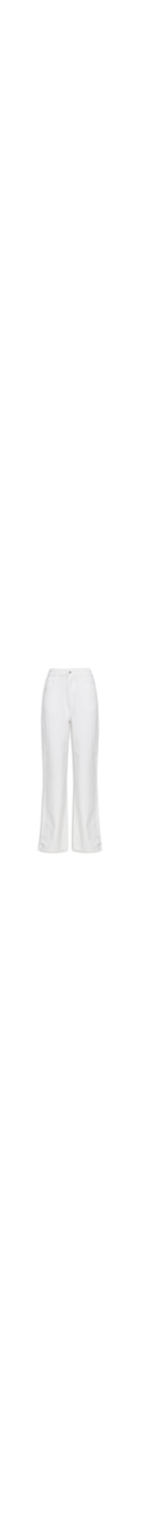 Calça Feminina Wide Leg - Off White