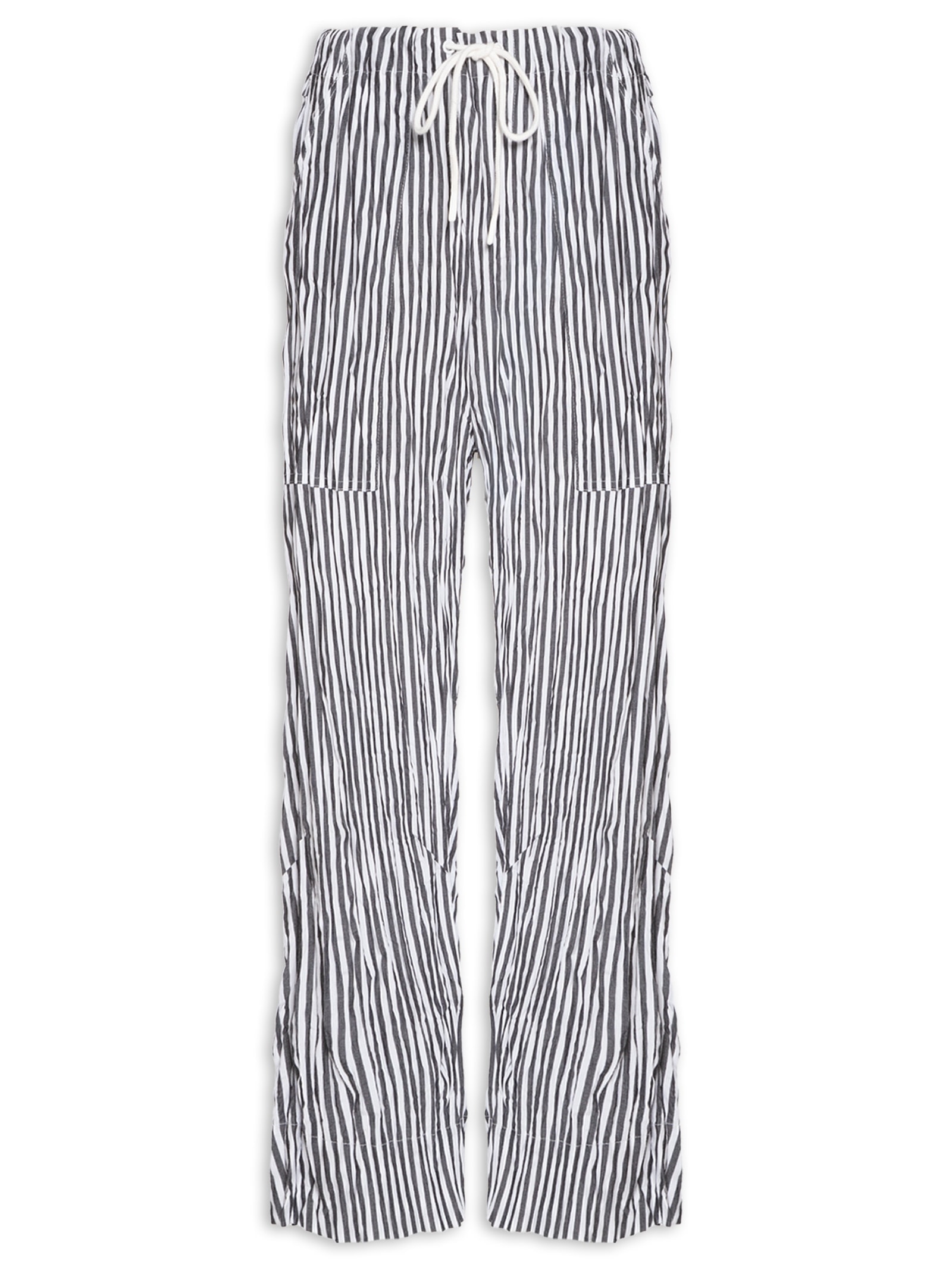 Calça Feminina Wrinkle Fio Tinto Preto Osklen