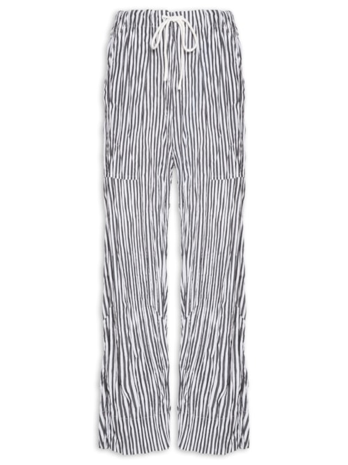 Calça Feminina Wrinkle Fio Tinto – Preto