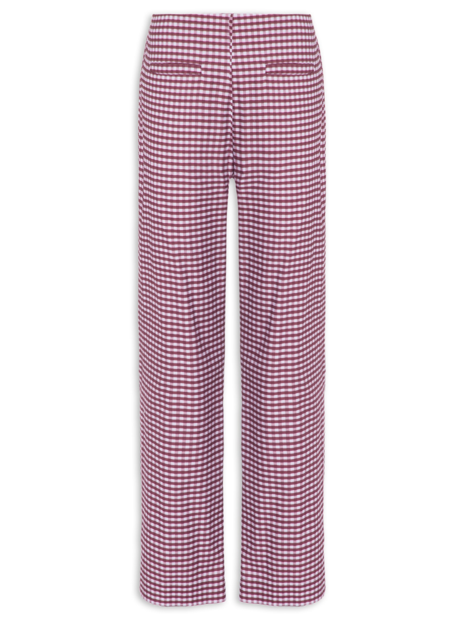 Calça Feminina Xadrez Piquenique Rosa Farm