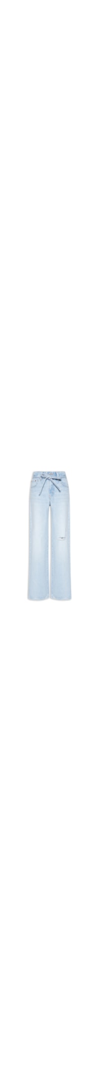Calça Feminina XL Straight - Azul