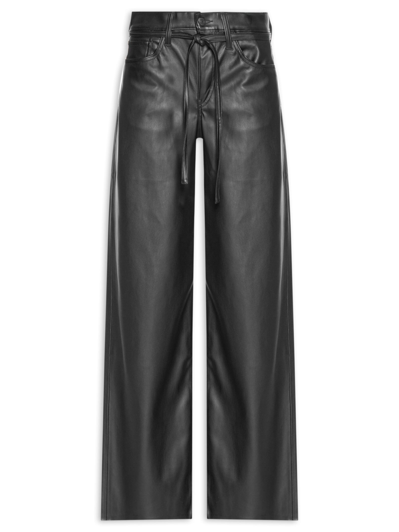 Levi'S - Calça Feminina XL Straight FX Leather - Preto