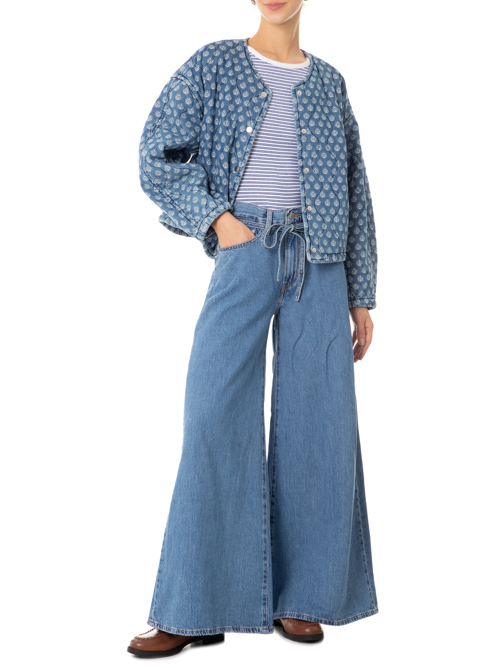 Levi's - Calça Feminina Xl Superwide - Azul