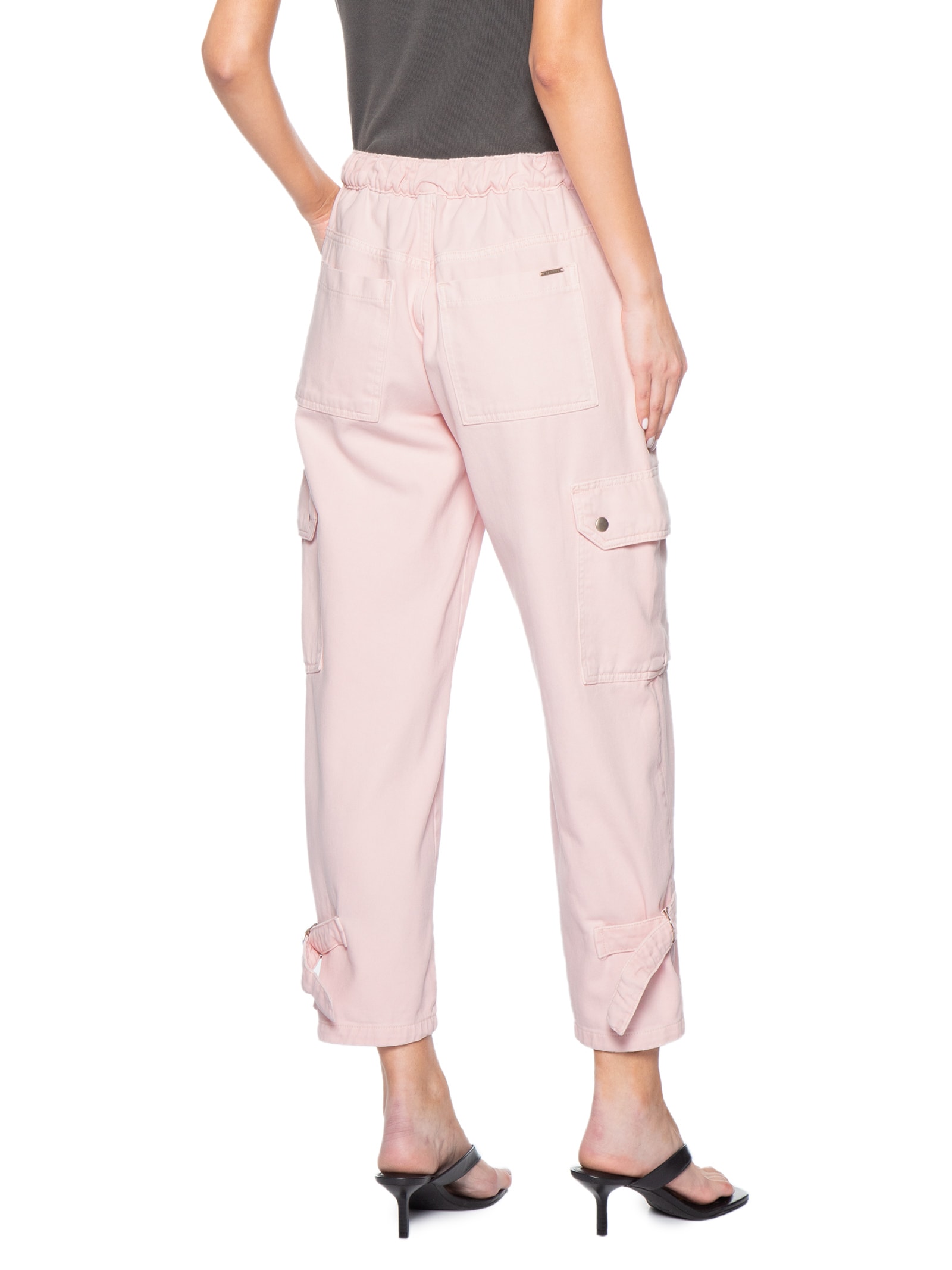 Calça Feminina Zara Rosa P7 Jeans