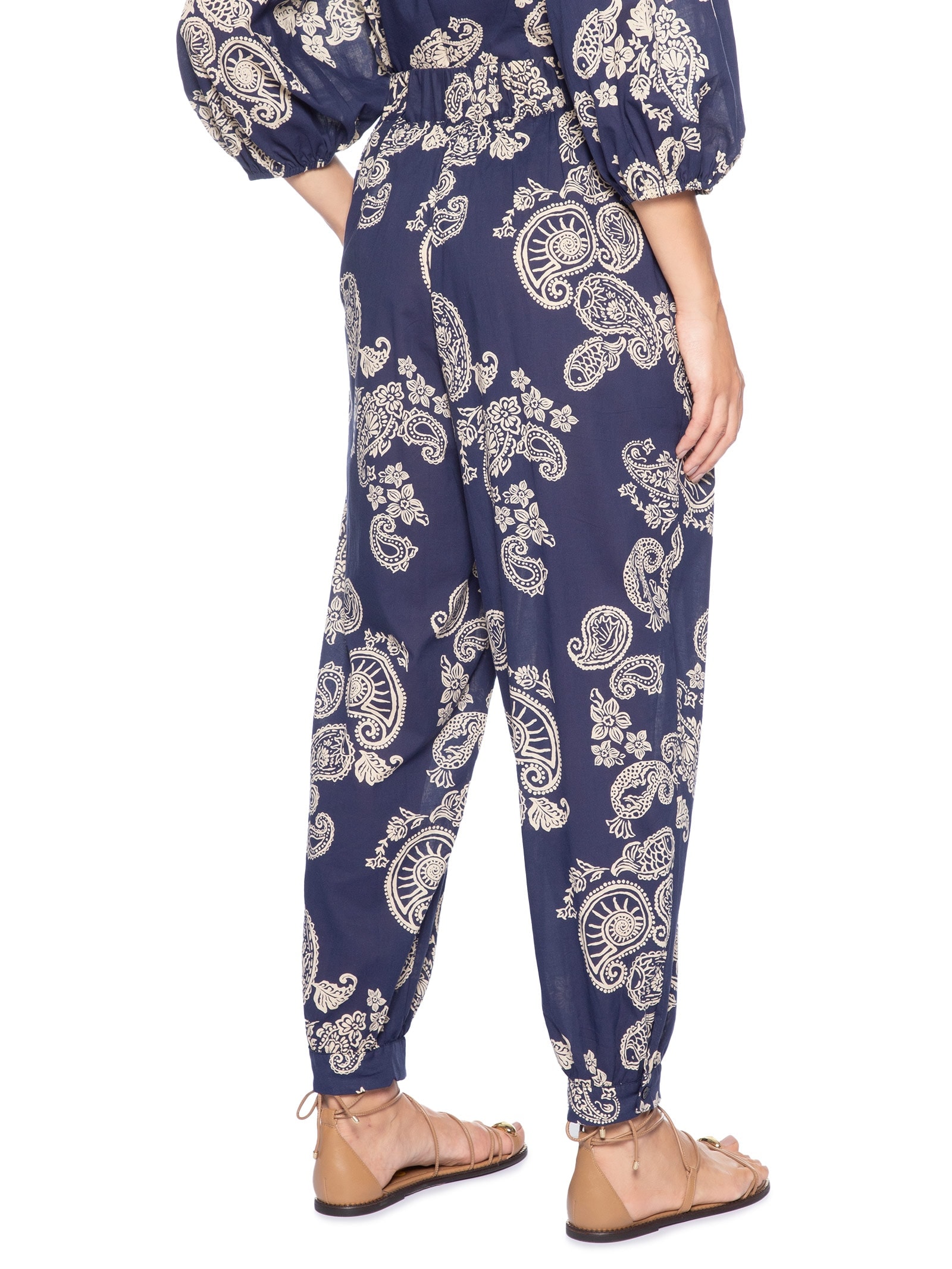 Calça Feminino Estampa Marinha – Azul Dress To
