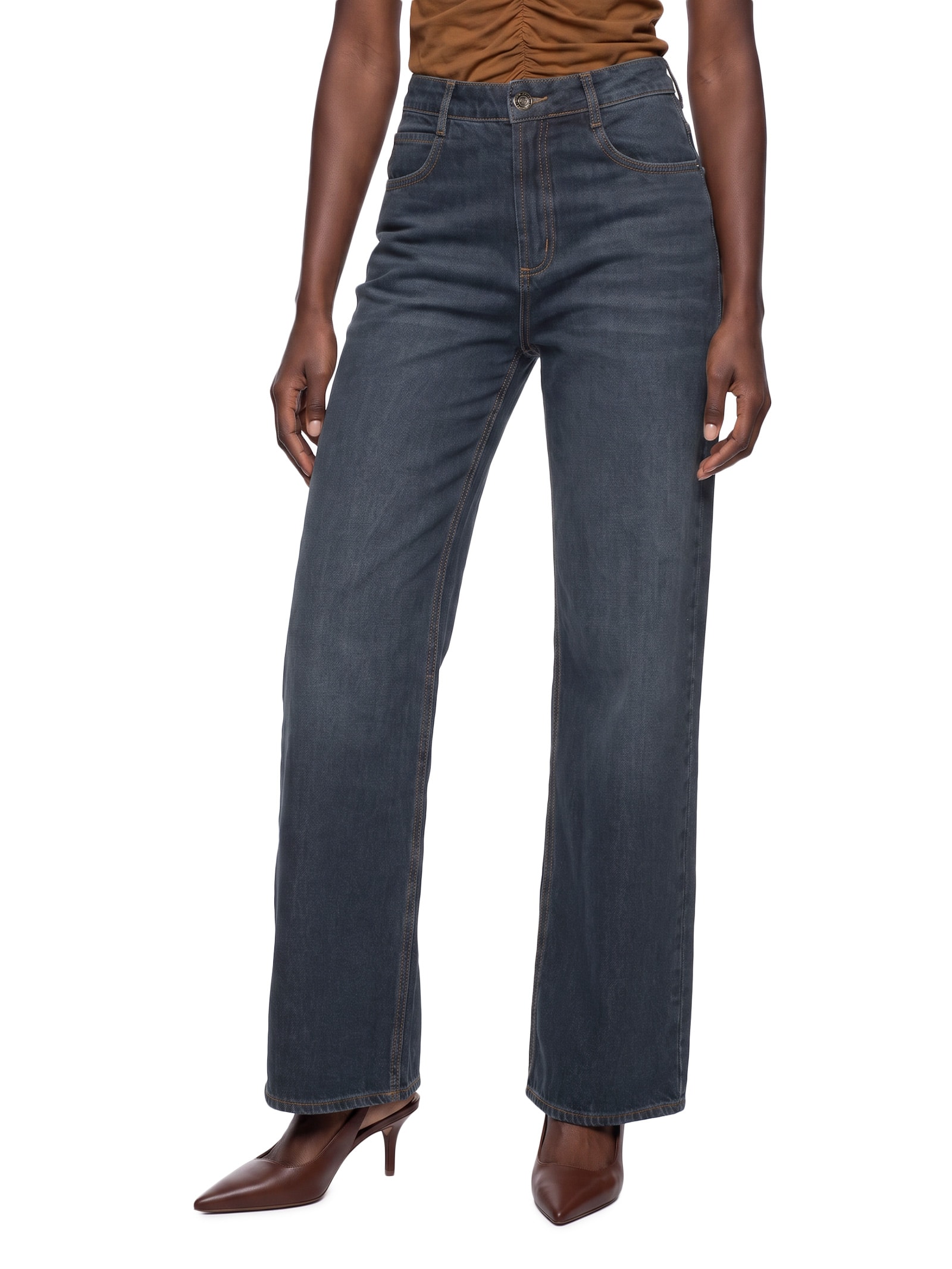 Calça Feminino Jeans Bruna Low – Azul Colcci