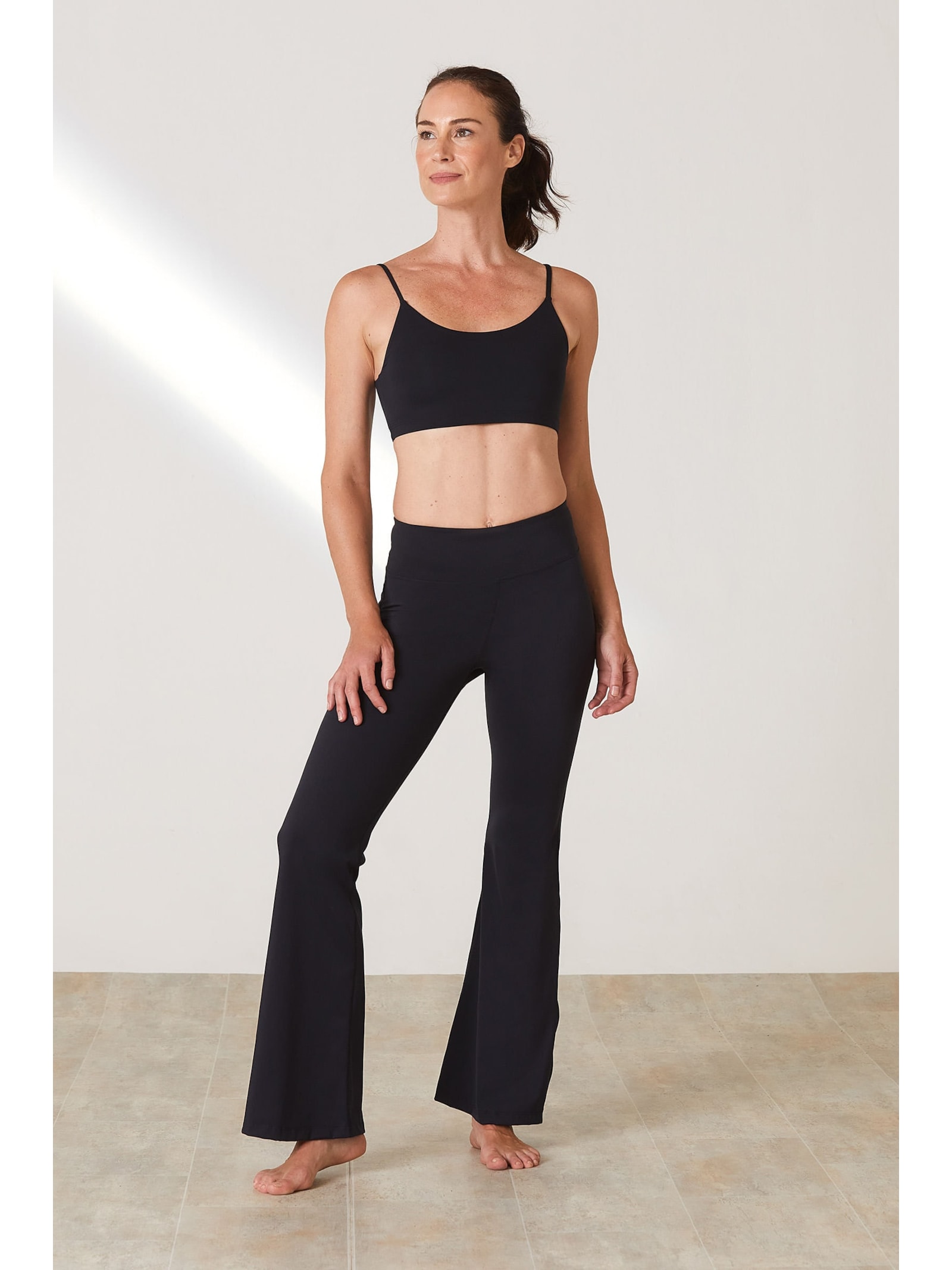 Calça Fitness Bailarina Preta Soft Skin Lolli Yogini