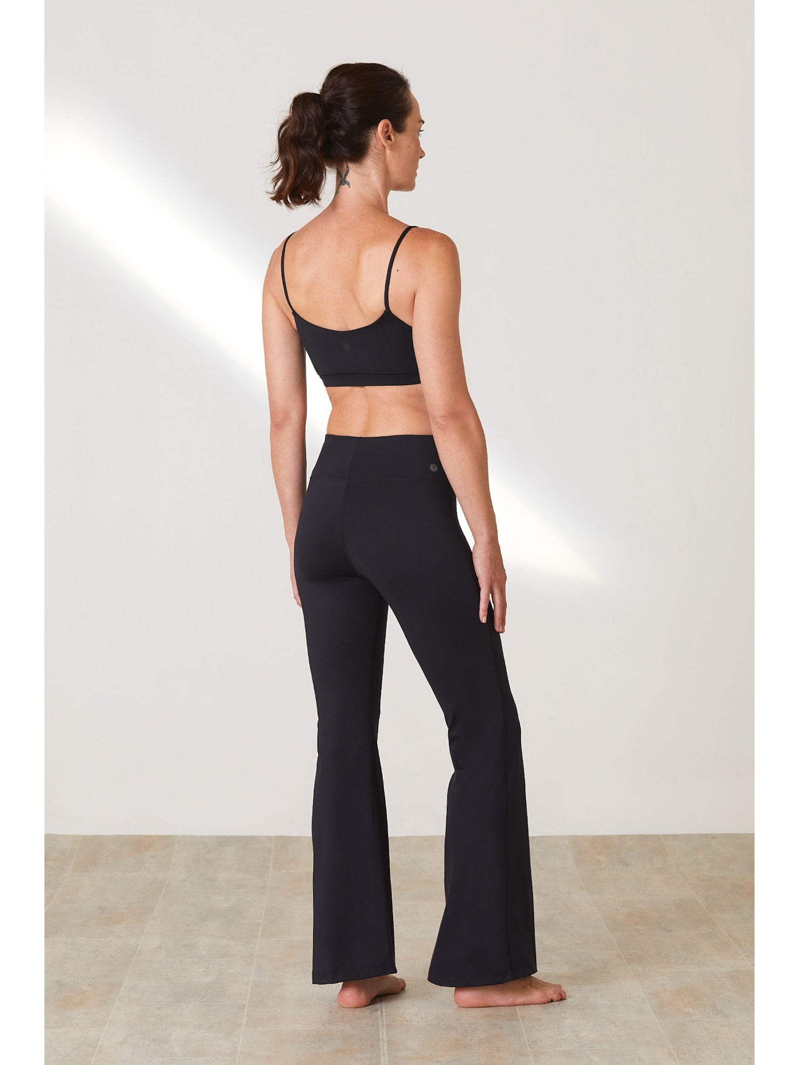 Calça Fitness Bailarina Preta Soft Skin Lolli Yogini