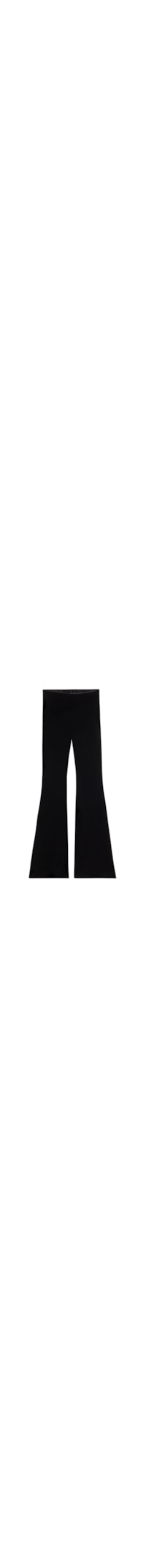 Calça Flare Em Veludo - Preto