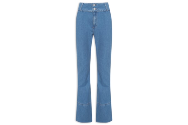 Calça Flare Feminina - Azul