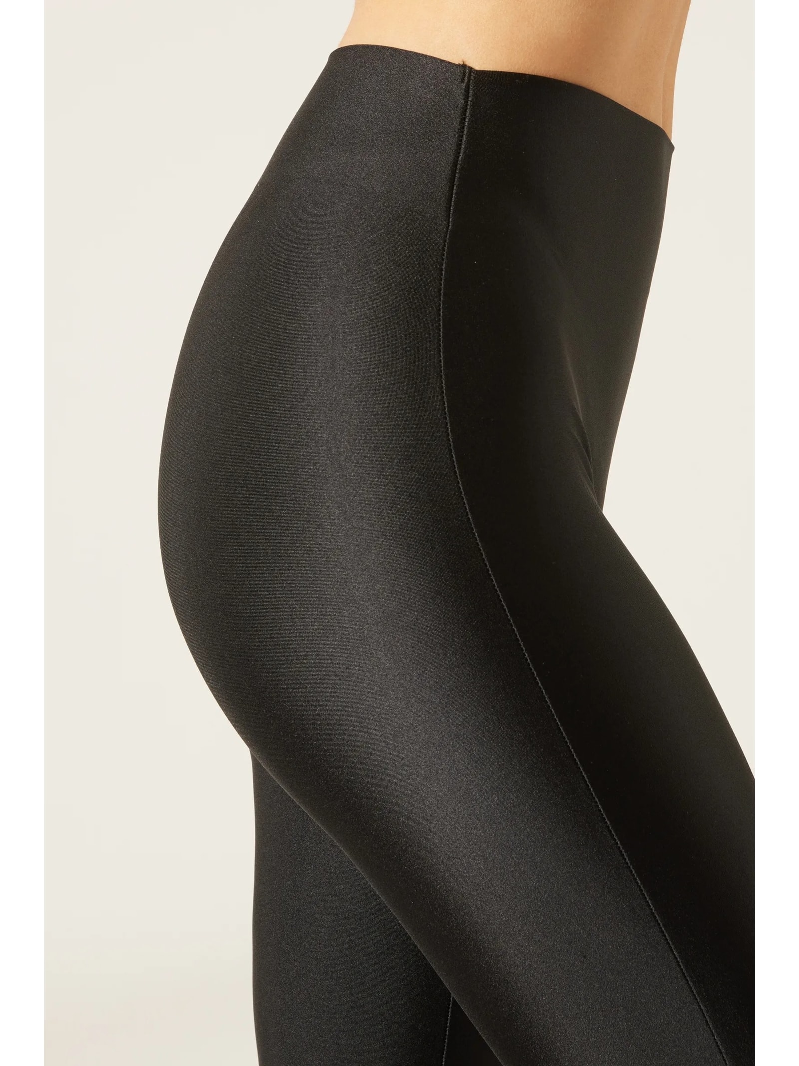 Calça Flare Superbrilhantes Preto Calzedonia