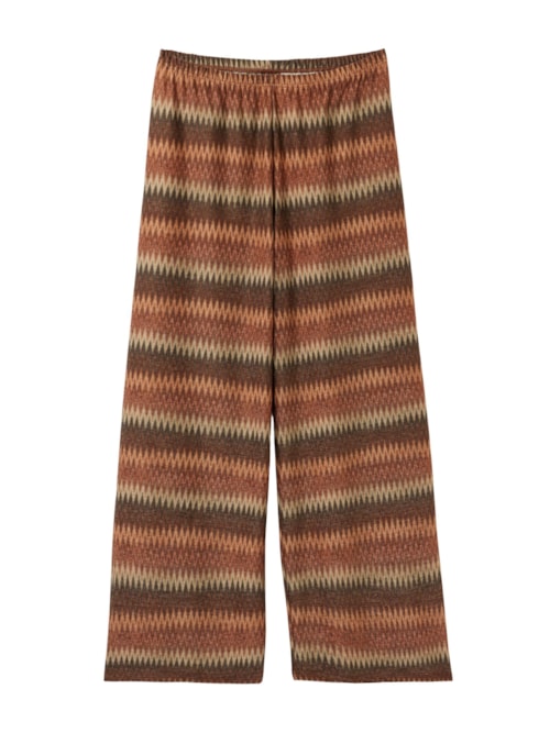 Calça Golden Chevron - Marrom