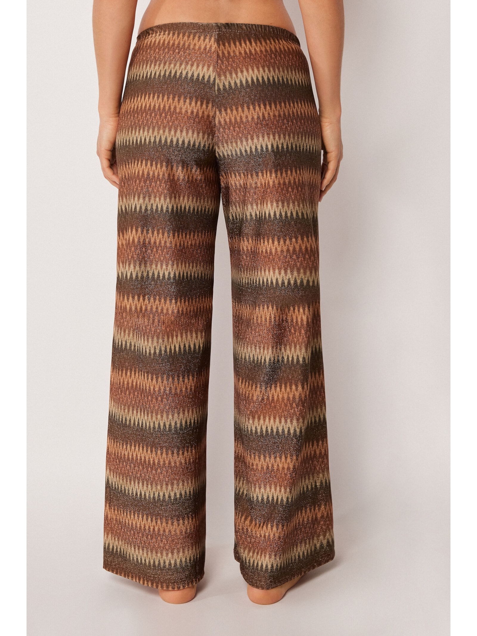 Calça Golden Chevron Marrom Calzedonia