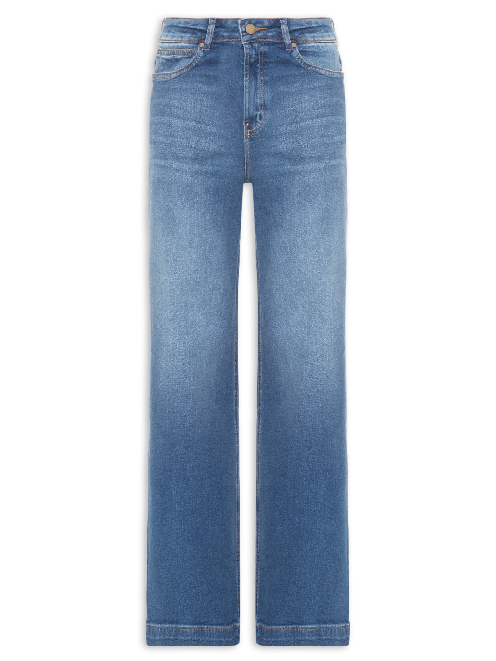 Calça Jeans A Super Reta 1967 Azul Cantão