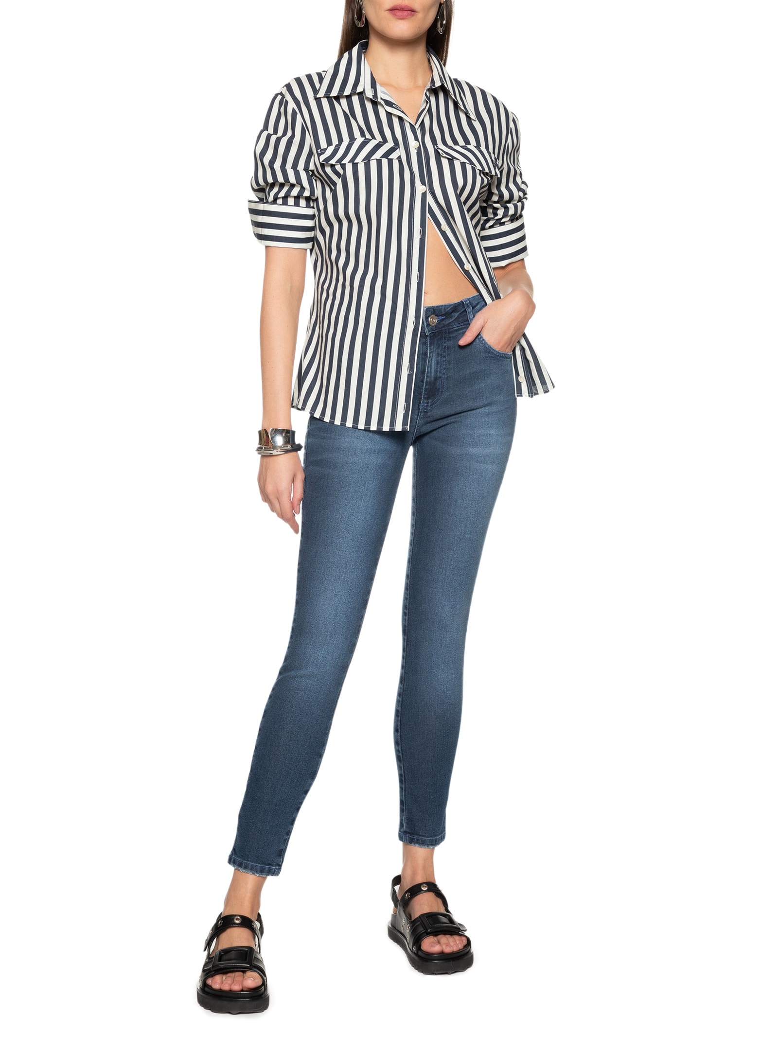 Calça Jeans Bia Azul Colcci Jeans