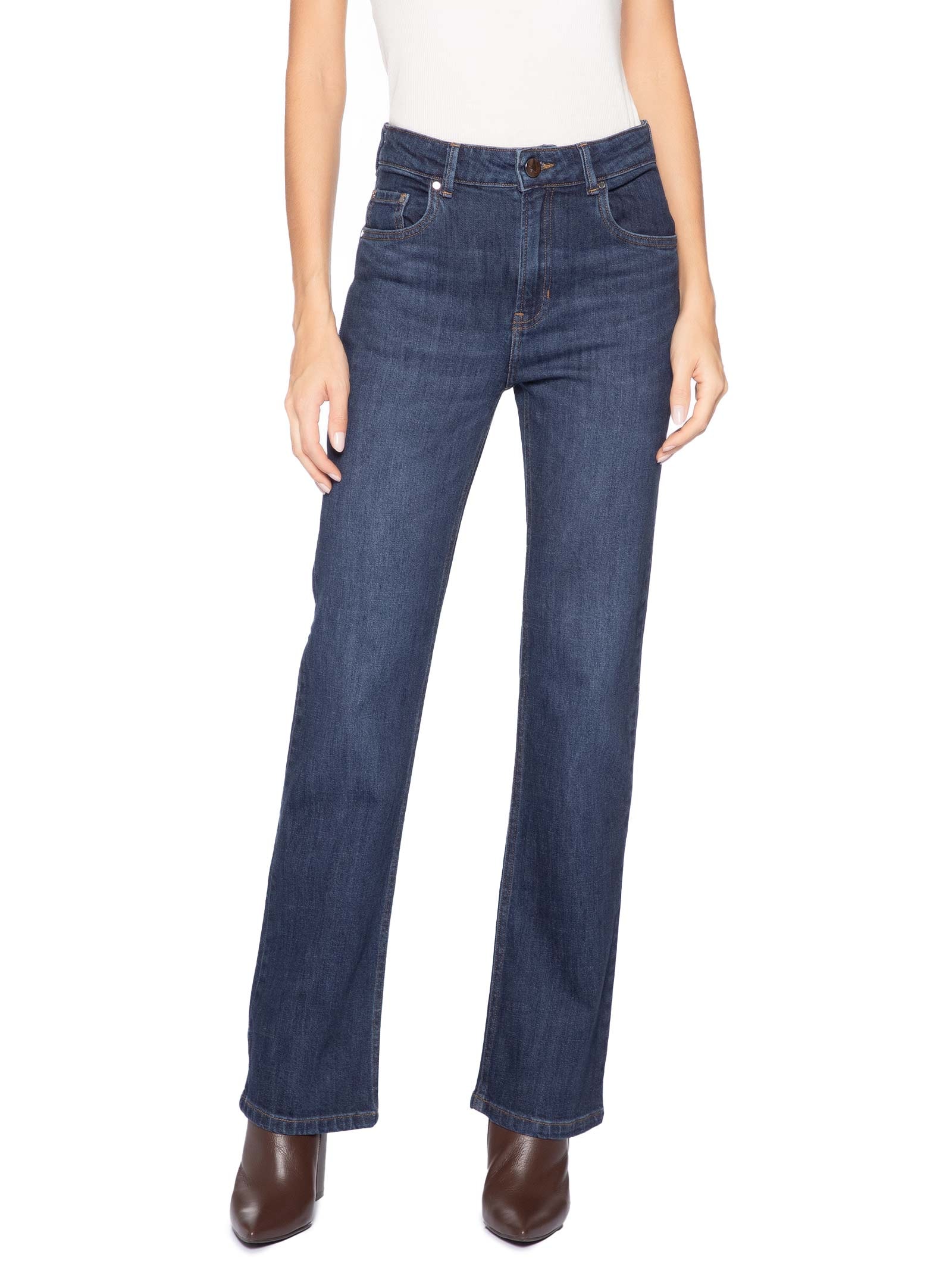 Calça Jeans Boot Vintage Feminina – Azul Animale