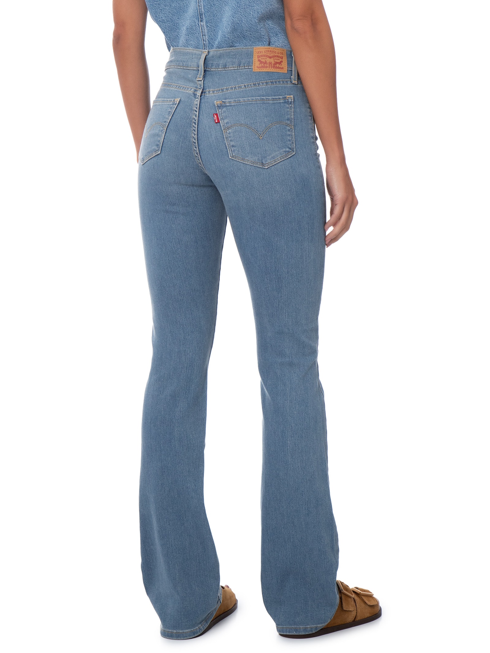 Calça Jeans Feminina 315 Shaping Boot Azul Levi's