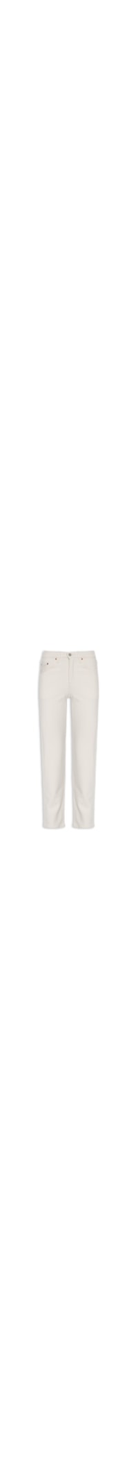Calça Jeans Feminina 501 Crop - Branco