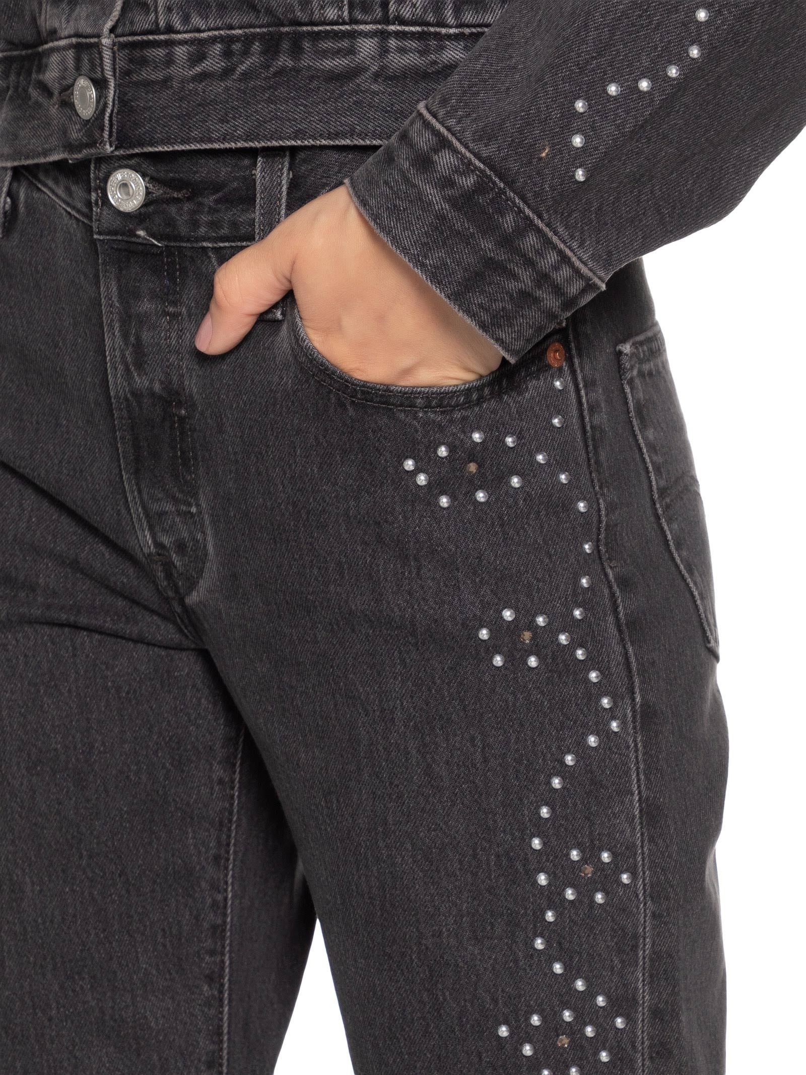 Levi's + Beyoncé - Calça Jeans Feminina 501® '90S - Preto