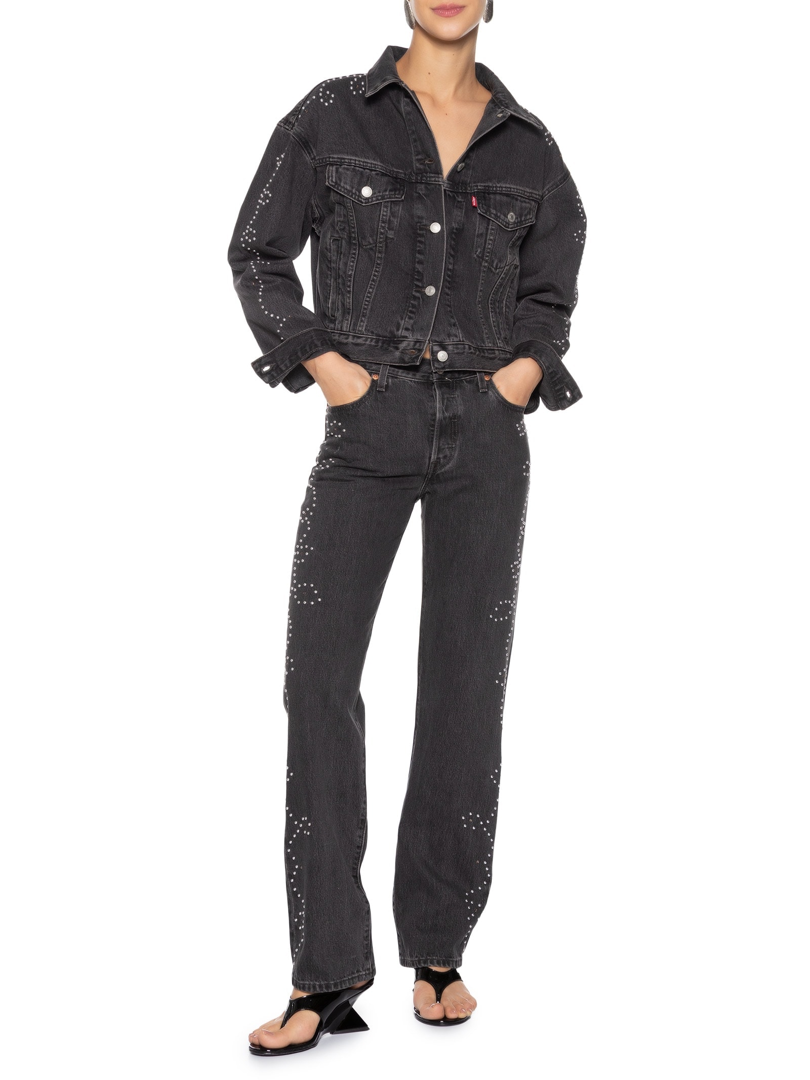 Calça Jeans Feminina 501® '90S Preto Levi's + Beyoncé