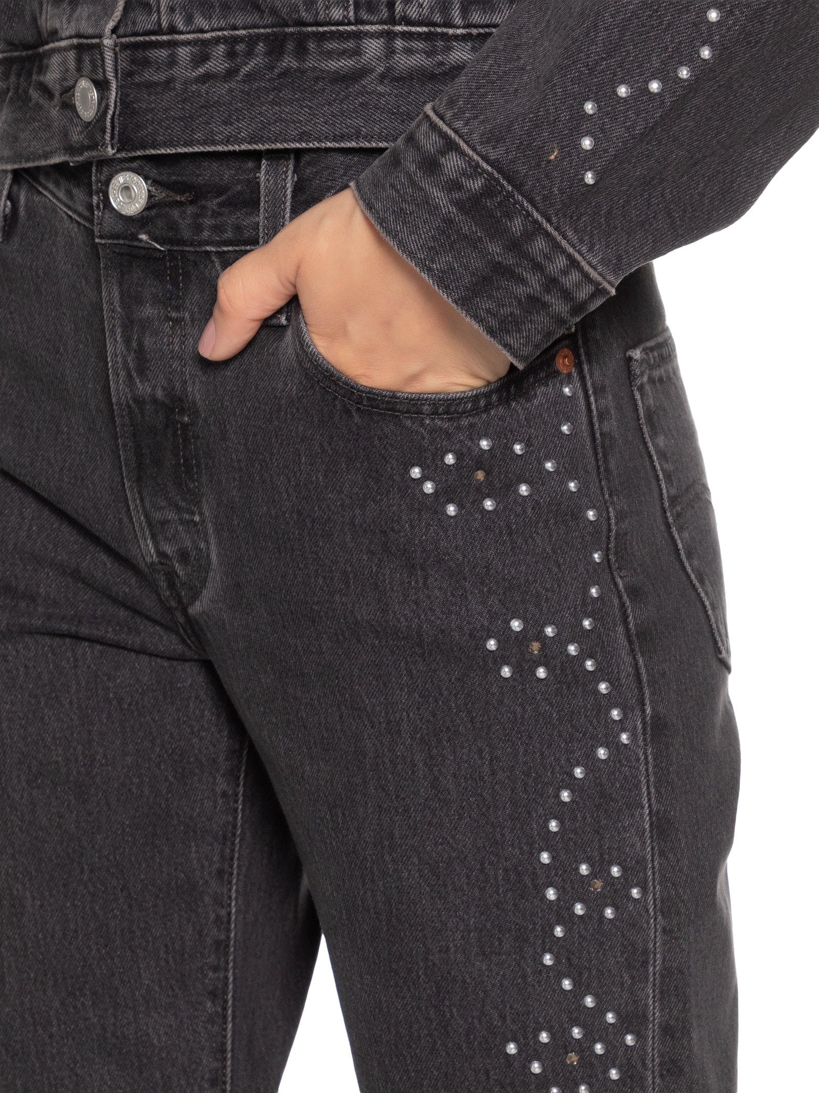 Calça Jeans Feminina 501® '90S Preto Levi's + Beyoncé