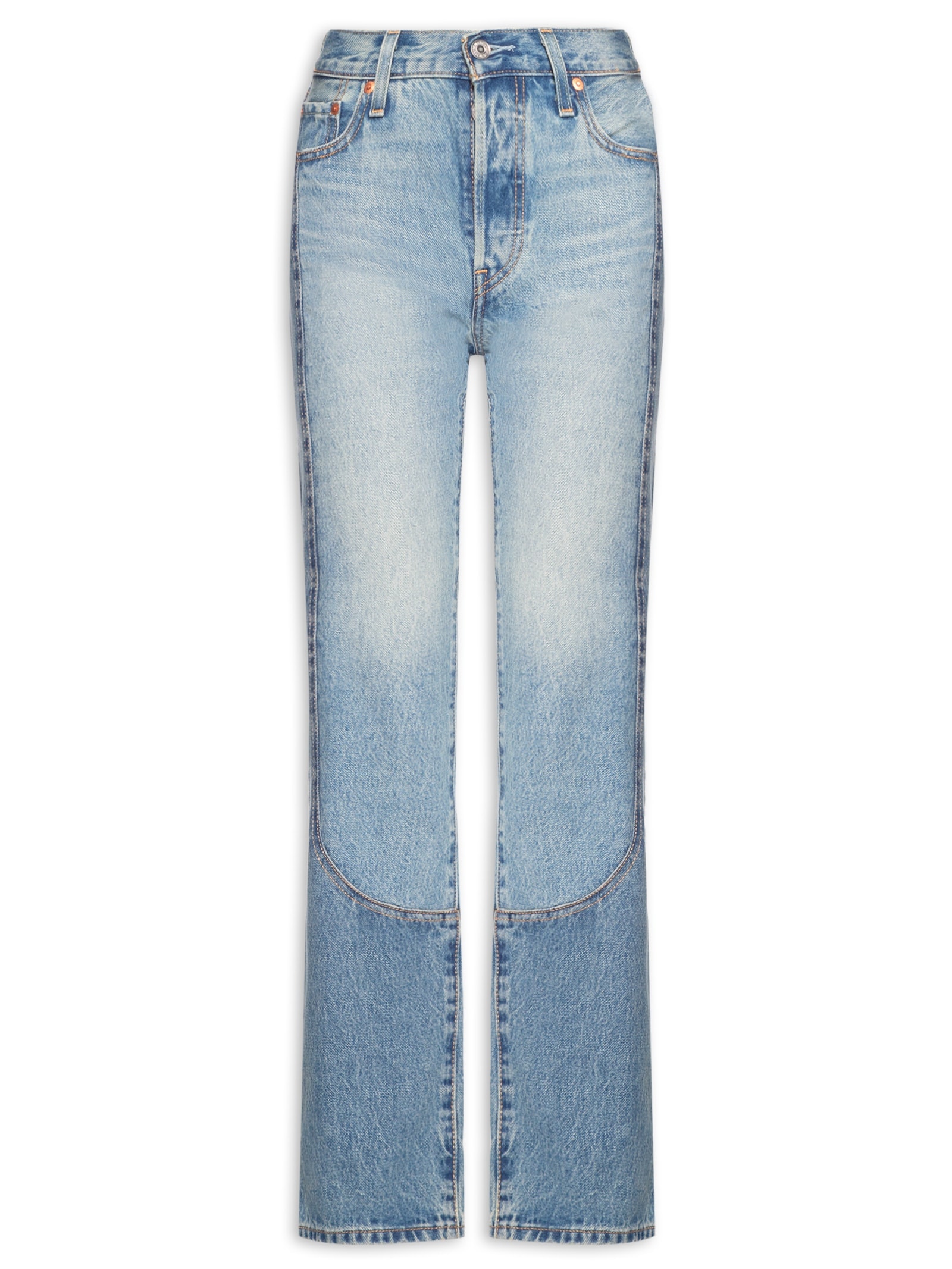 Calça Jeans Feminina 501® '90s Western Chaps Azul Levi's