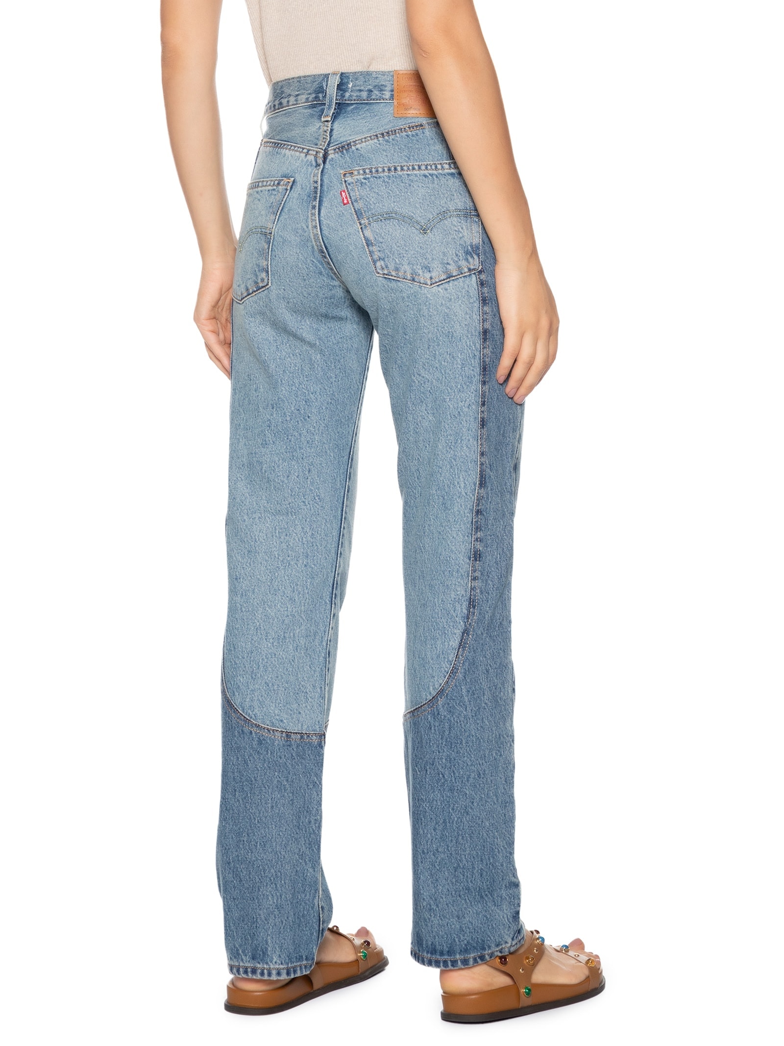 Calça Jeans Feminina 501® '90s Western Chaps Azul Levi's