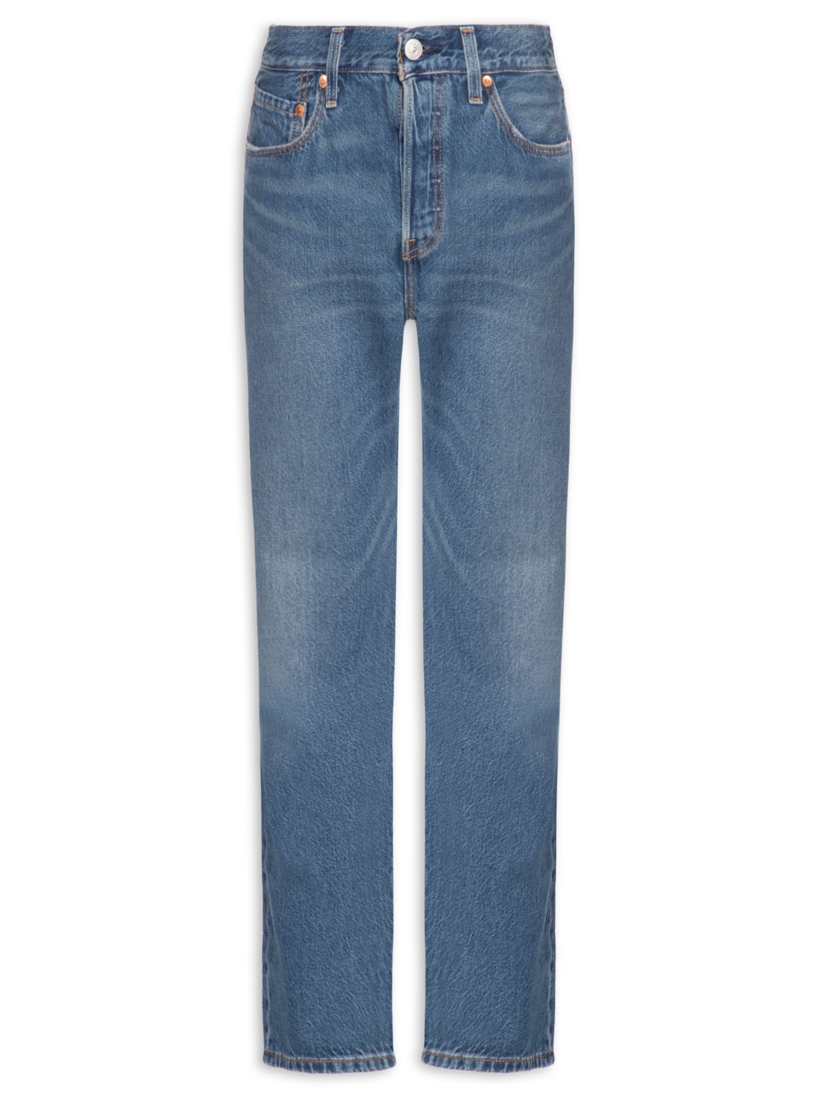Calça Jeans Feminina 501® Crop Lightweight Azul Levi's