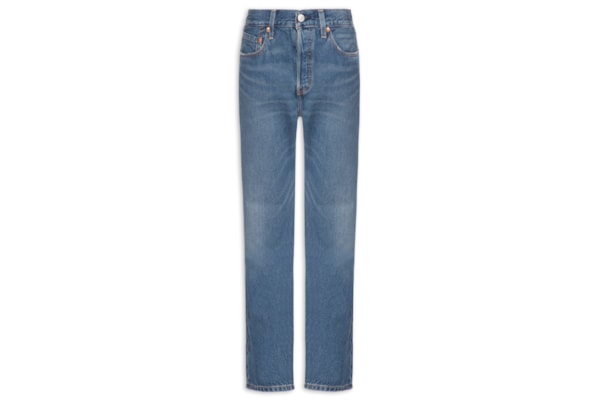 Calça Jeans Feminina 501® Crop Lightweight - Azul