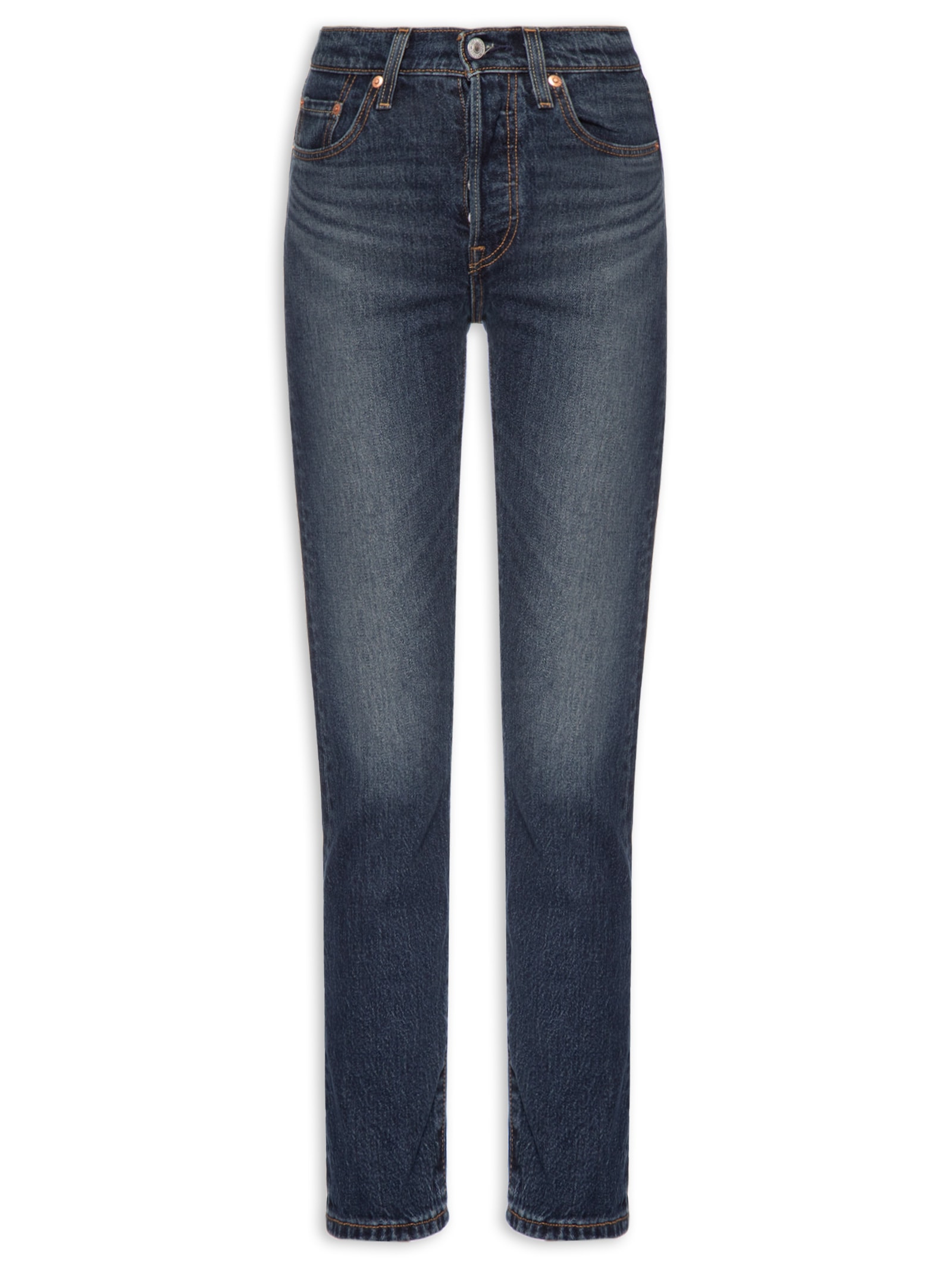 Calça Jeans Feminina 501® Crop – Azul Levi's