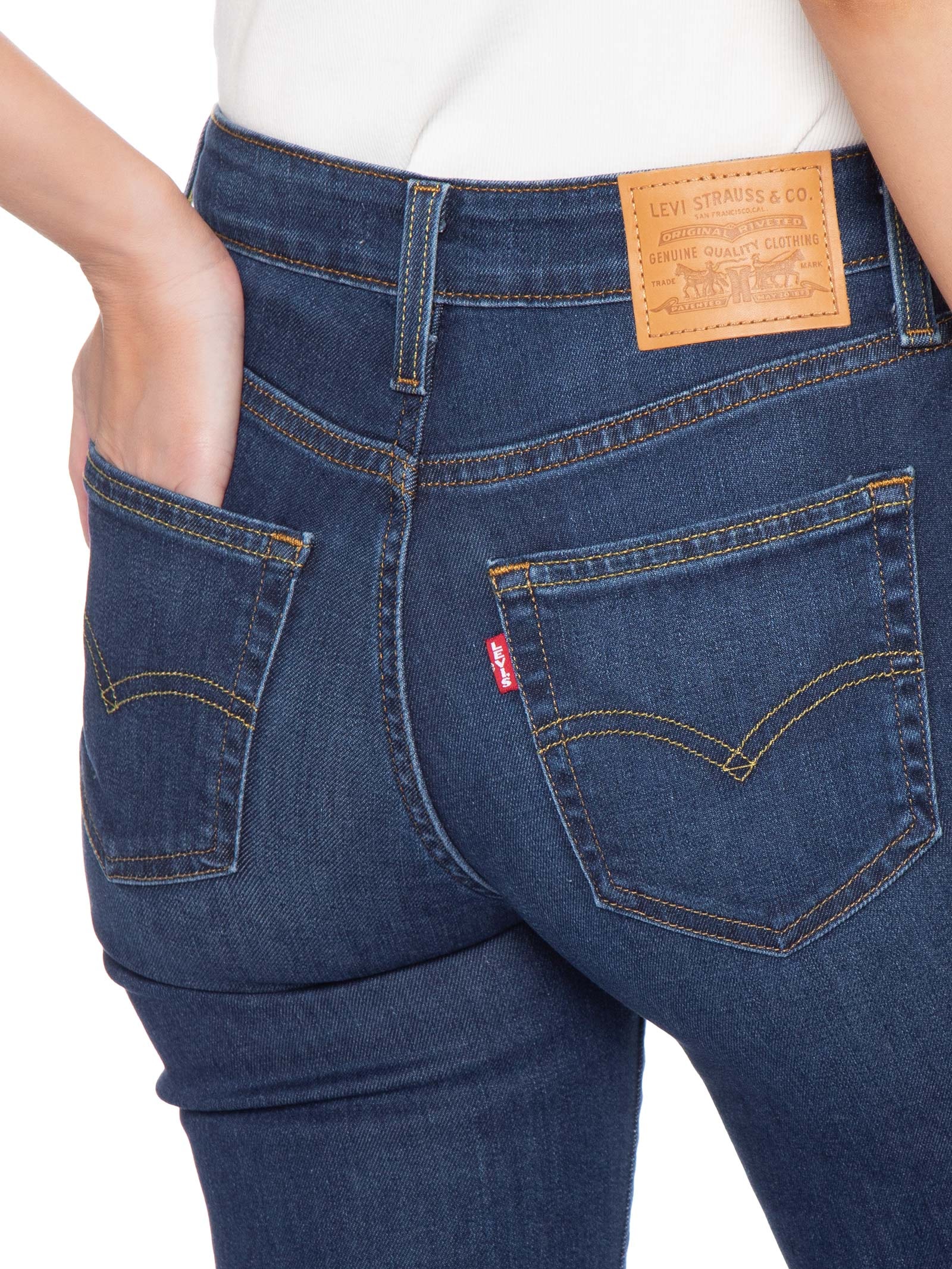 Calça Jeans Feminina 721 High Rise Skinny Azul Levi's
