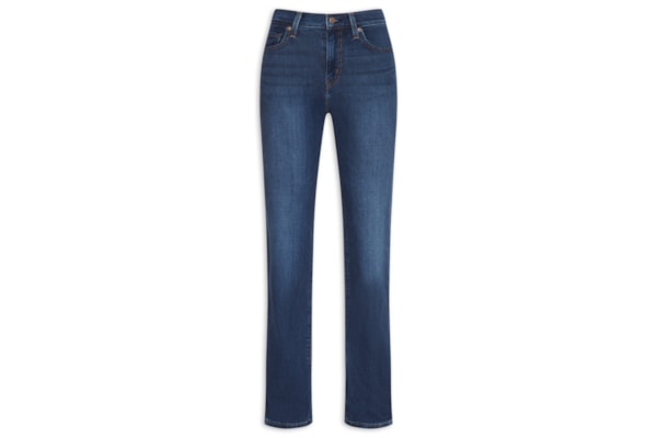Calça Jeans Feminina 723 High Rise Straight - Azul