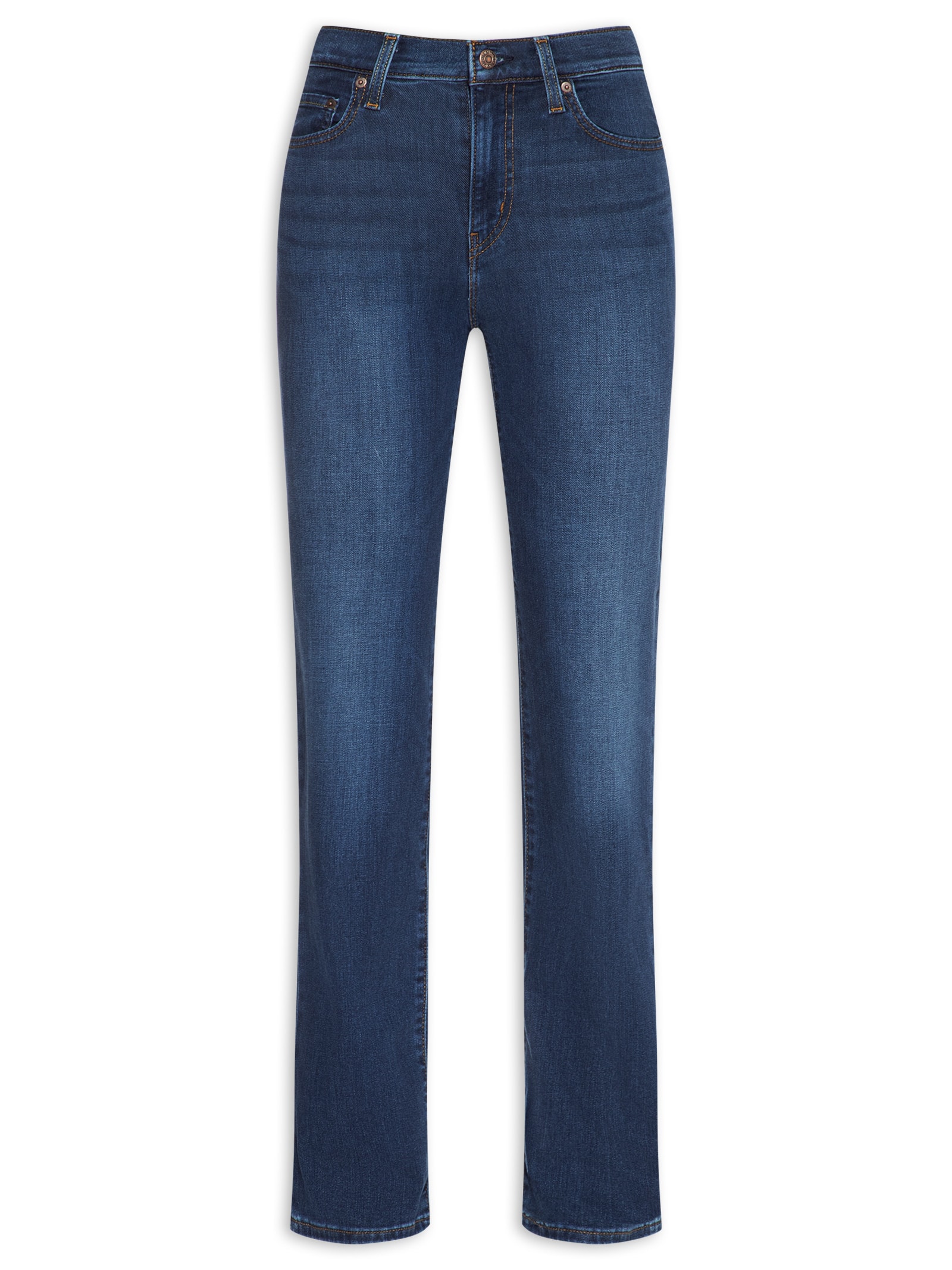 Calça Jeans Feminina 723 High Rise Straight – Azul Levi's