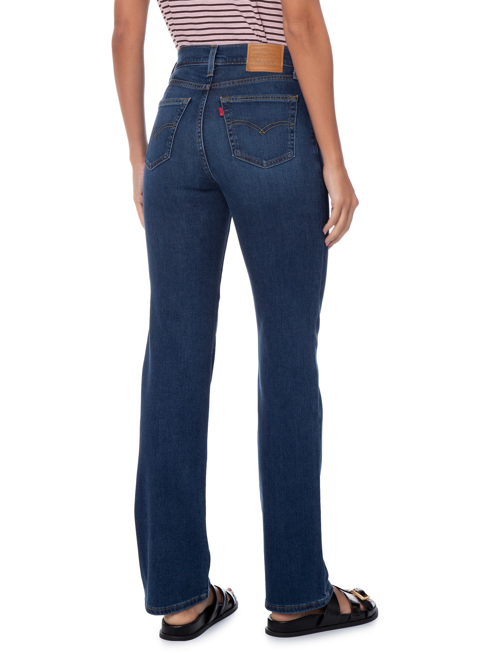 Calça Jeans Feminina 723 High Rise Straight – Azul Levi's