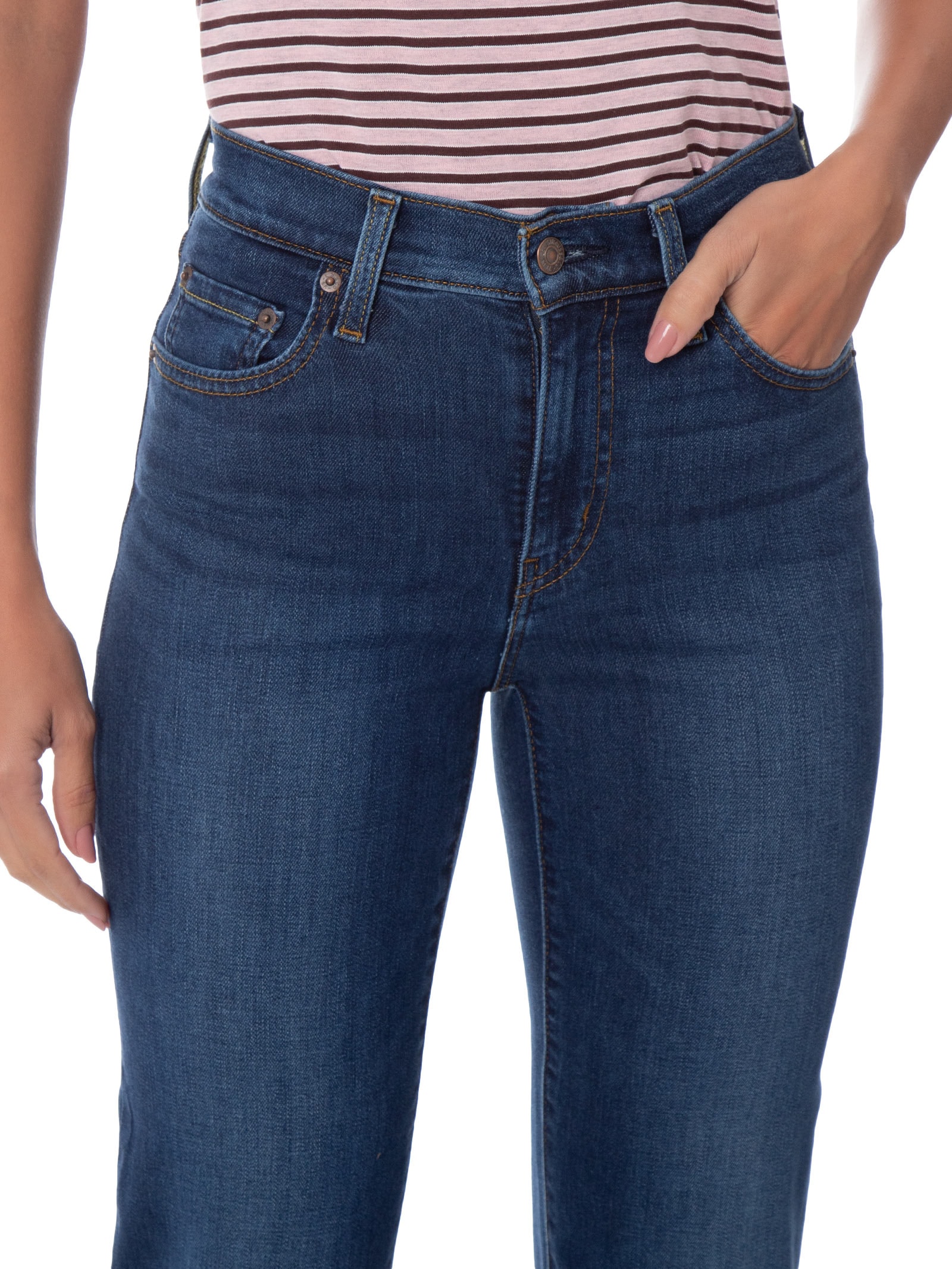 Calça Jeans Feminina 723 High Rise Straight – Azul Levi's