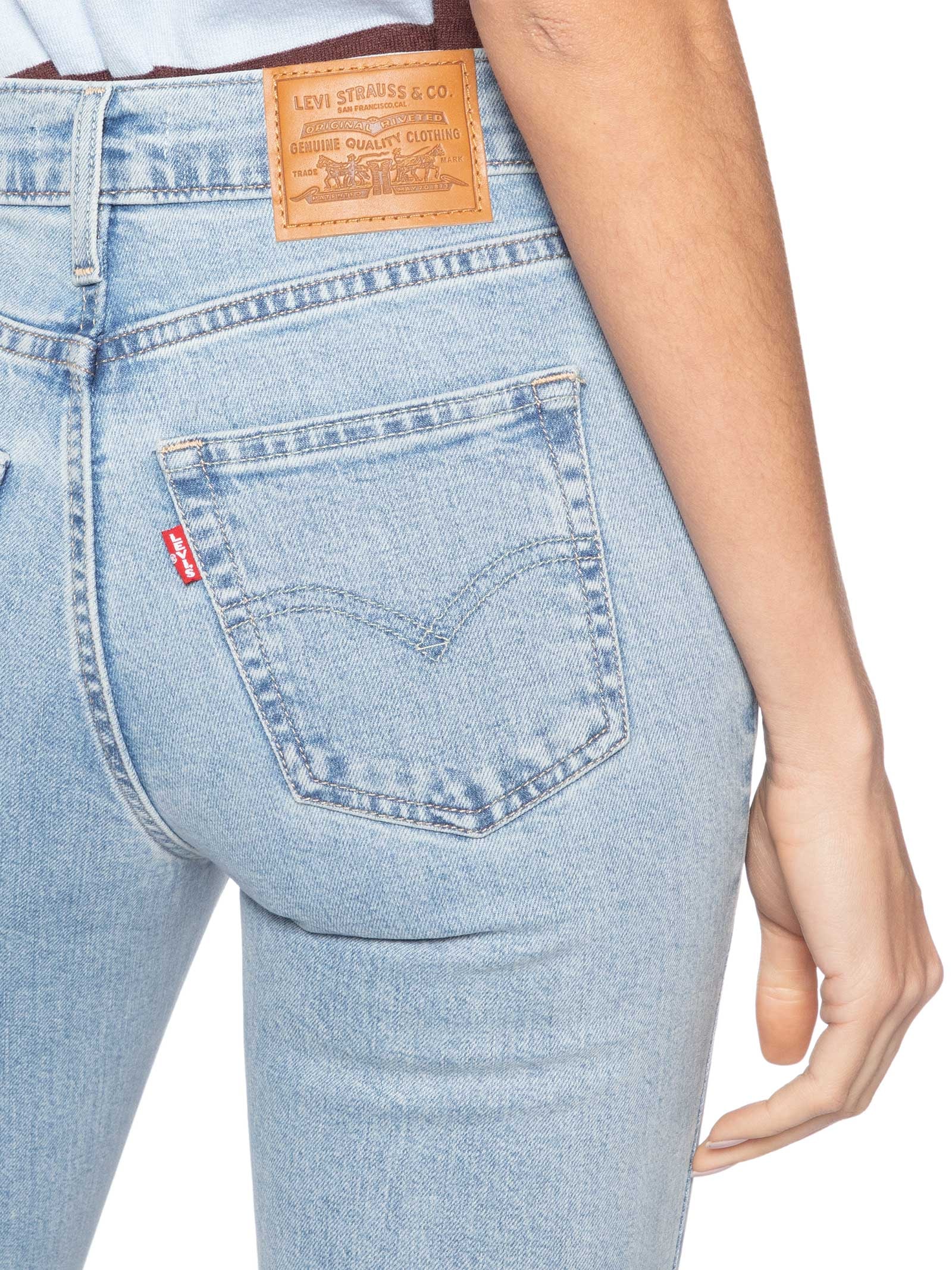 Calça Jeans Feminina 724 High Rise Straight Azul Levi's