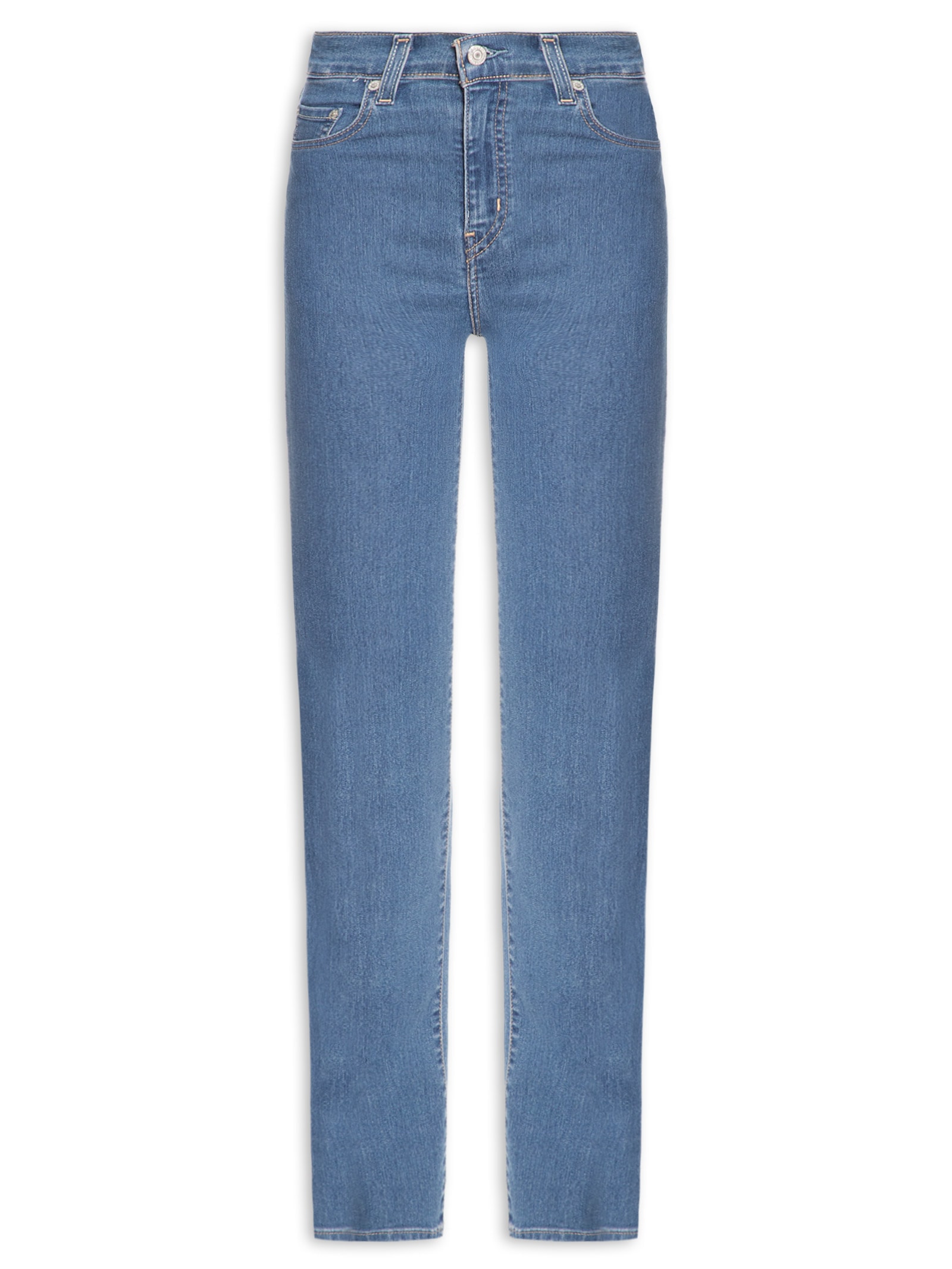 Calça Jeans Feminina 724 High Rise Straight Azul Levi's