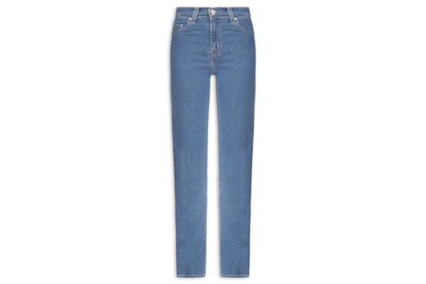 Calça Jeans Feminina 724 High Rise Straight - Azul