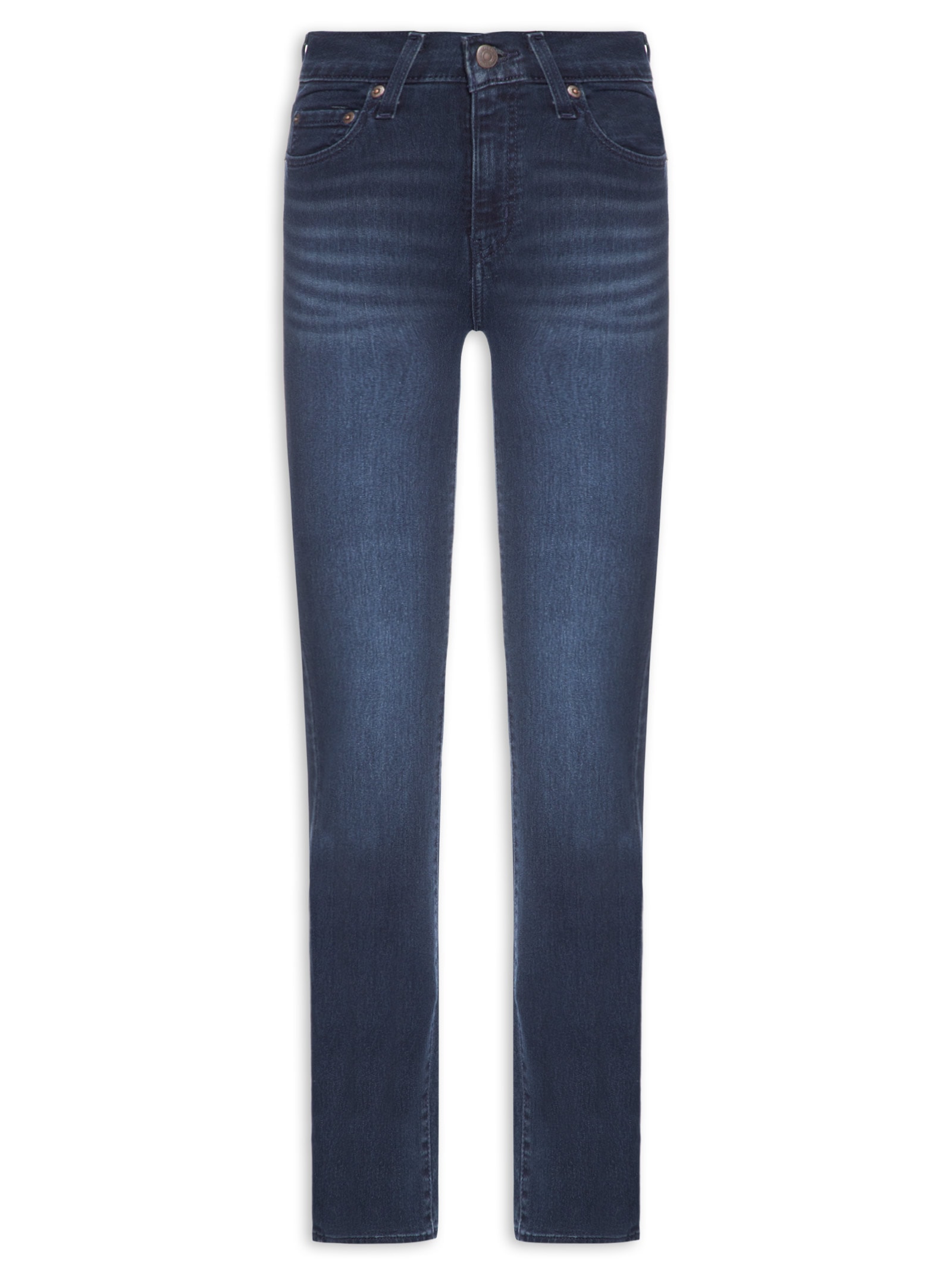 Calça Jeans Feminina 724 High Rise Straight Azul Levi's