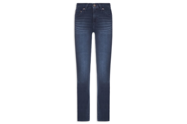 Calça Jeans Feminina 724 High Rise Straight - Azul