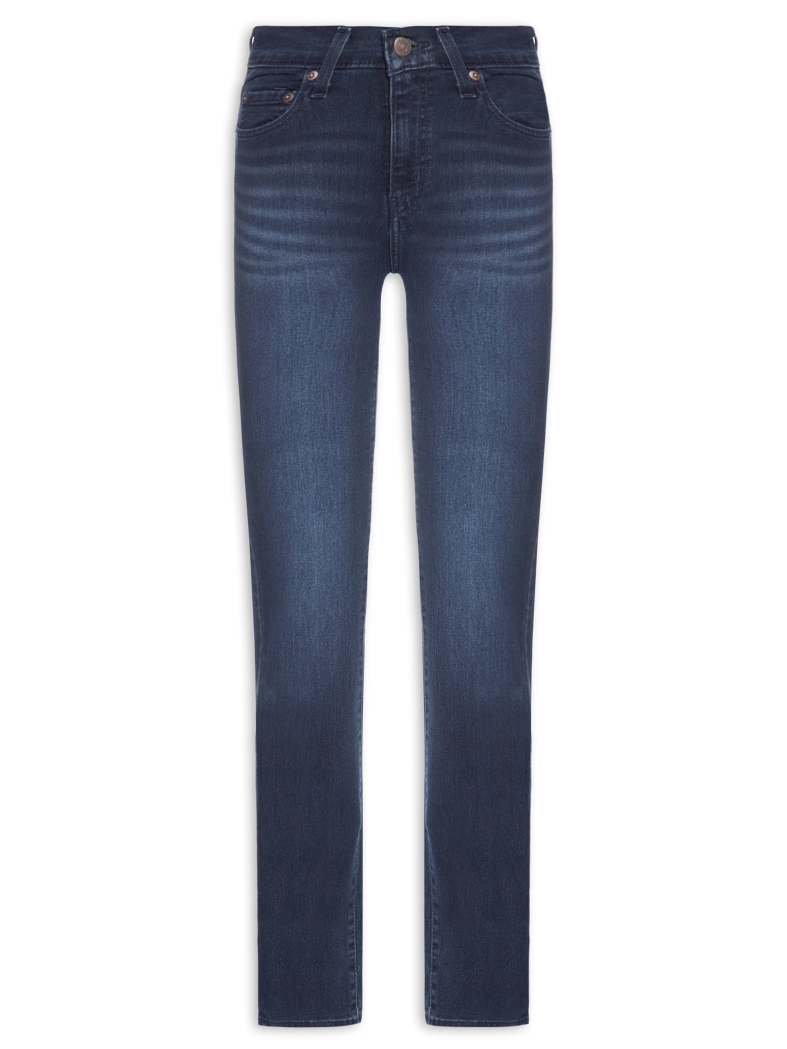 Calça Jeans Feminina 724 High Rise Straight Azul Levi's