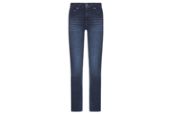 Calça Jeans Feminina 724 High Rise Straight - Azul