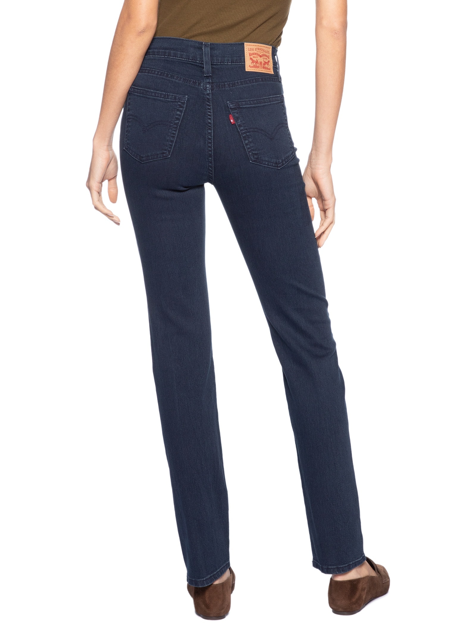 Calça Jeans Feminina 724 High Rise Straight Azul Levi's