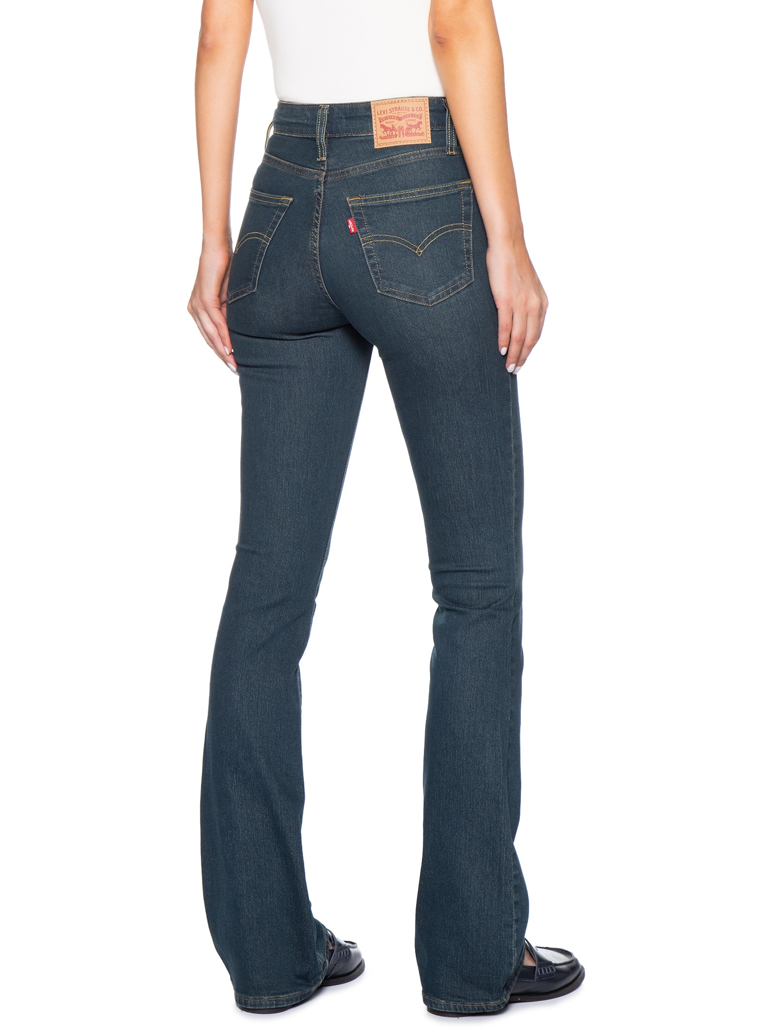 Calça Jeans Feminina 725 High Rise Bootcut Azul Levi's