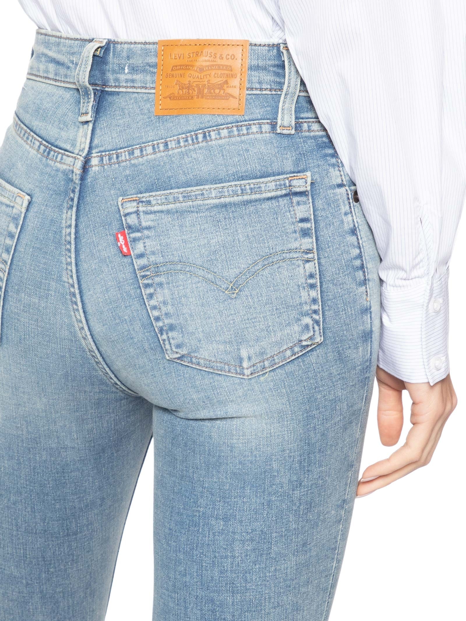 Calça Jeans Feminina 726 HR Flare Azul Levi's